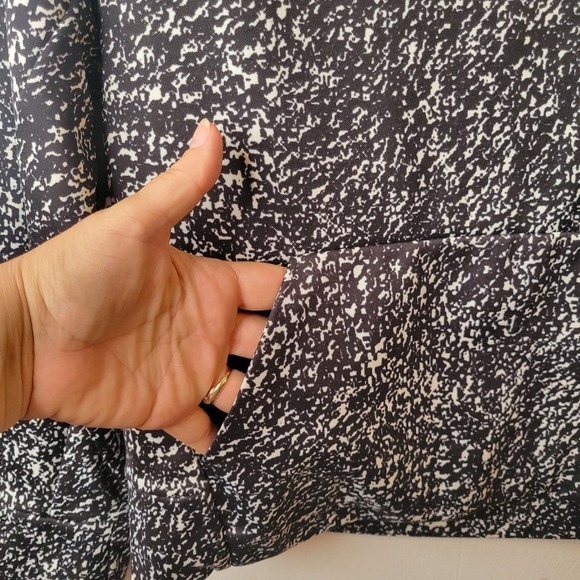 Nike Dri-FIT Pullover Hoodie XL Black Speckled Volt Green Swoosh Sweatshirt - Picture 5 of 14